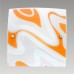1387 ORIX 2xE27/60W,380x380 Orange/White Плафонска светилка