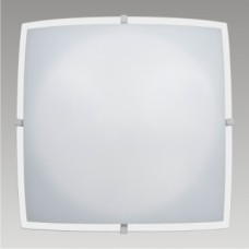 45017F DELTA 1xE27/60W,D300 Shiny white плафонска светилка