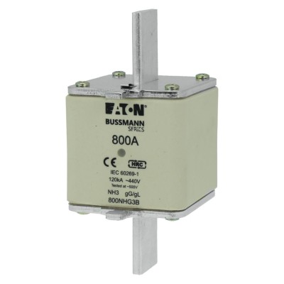 НОЖЕСТ ОСИГУРУВАЧ  NH 500V GL-GG 2/800A  двојна индукција 800NHG2B EATON