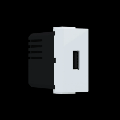 ПРИКЛУЧНИЦА USB 1М 1*USB БЕЛА МОДУС 412820