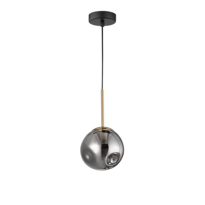 9426751 Висечка светилка SPADA стакло црно LED E27 Nova Luce