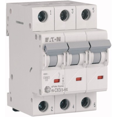 АВТОМАТСКИ ОСИГУРУВАЧ C63/3-HX 63А 3П HN/HN-HX MCB 195097 ЕАТОН