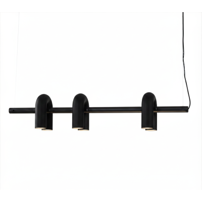 52059 Висечка светилка ECLIPSE LED 6x7W 3000K Црна Luxen