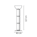 52048 Подна ламба UMBRELIS LED 15W 3000K Luxen