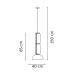 52046 Висечка светилка UMBRELIS LED 10W 3000K Ф40 Luxen 52046 Висечка светилка UMBRELIS LED 10W 3000K Ф40 Luxen