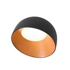 52067 Плафонска светилка MEZZIA LED 36W 3000K Црна и Дрво Ф52 Luxen