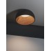 52067 Плафонска светилка MEZZIA LED 36W 3000K Црна и Дрво Ф52 Luxen