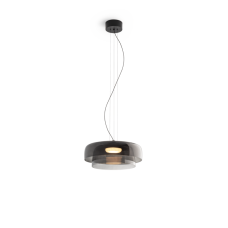 52095 Висечка светилка SOMA LED 12W 3000K Сивo Стакло LUXEN