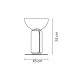 52047 Столна ламба UMBRELIS LED 5W 3000K Ф40 Luxen