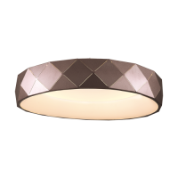 18415 ПЛАФ.СВЕТ. CANVAS ЛЕД 38W 4000К Ф480 КАФЕ LUXERA