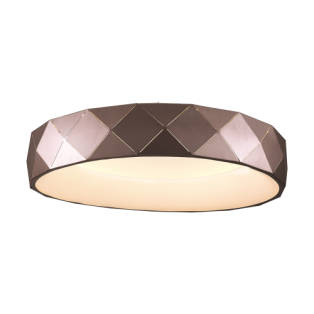 18415 ПЛАФ.СВЕТ. CANVAS ЛЕД 38W 4000К Ф480 КАФЕ LUXERA