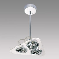 22001 TRIANGLE 3xAR111/50W,CHROME Висечка светилка