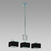 25036 MADRID 3xE14/40W Black Висечка светилка