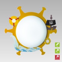 28024 PIRAT 3xE14/9W,MULTICOLOR Таванска светилка