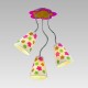28030 FLORIST 3xE14/40W,MULTICOLOR Таванска светилка