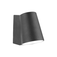 31400 МОНТЕРЕЈ ЛЕД/6Њ,ИП44,4000К Црна надворешна зидна светилка