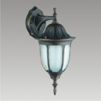 39012 PORTO 1xE27/60W,Black/Gold /Metal Ѕидна парк,светилка