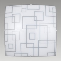 45043F DELTA 1xE27/60W,D300 Shiny White Плафонска светилка