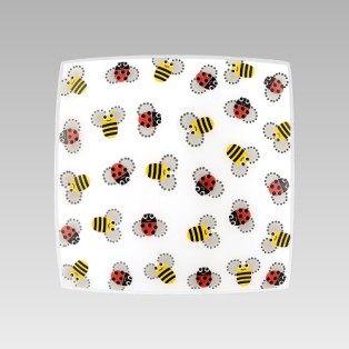 45059 K BIBI 1XE27/60W,300X300,LADYBIRD плафонска светилка