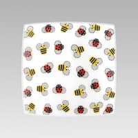 45059 F BIBI 1XE27/60W,300X300,LADYBIRD Плафонска свеѕилка