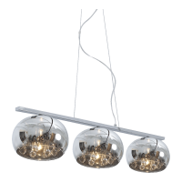 46039 SPHERA/ECO HALOGEN SAVER 3XG9/53(75W) CHROM  Висечка светилка