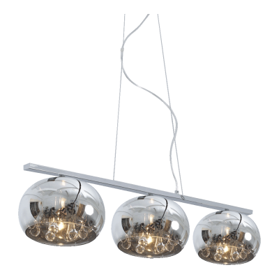 46039 SPHERA/ECO HALOGEN SAVER 3XG9/53(75W) CHROM  Висечка светилка