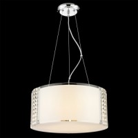 46113 CIFRA  5XG9/33W,FROST,CLEAR,CHROME Висечка светилка