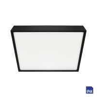 49047 ЛЕНИС ЛЕД ПЛАФОНСКА СВЕТИЛКА 12W 4000К ЦРНА КОЦКА