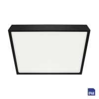 49048 ЛЕНИС ЛЕД ПЛАФОНСКА СВЕТИЛКА 18W 4000К ЦРНА КОЦКА