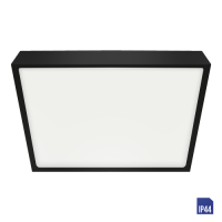 49049 ЛЕНИС ЛЕД ПЛАФОНСКА СВЕТИЛКА 24Њ 4000К ЦРНА КОЦКА