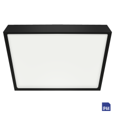 49055 Плафонска светилка LENYS LED 30W IP44 4000K црна коцка Luxera