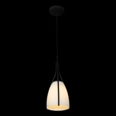 61303 ZORZO 1xE27/60W,MATT BLACK/Opal White висечка светилка