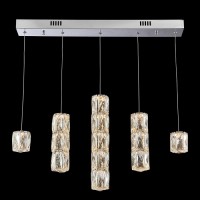 62403 POLAR LED/39W,3000K,ST.STEEL/CRYSTAL Висечка светилка
