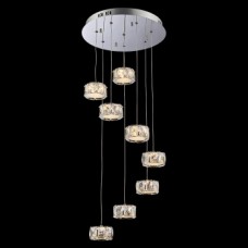 62415  KNOX LED/40W 3000K,SS/CRYSTAL SHORT Висечка светилка
