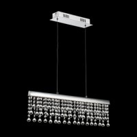 62419  WELVET LED/13W,3000K,CH./CLEAR висечка светилка