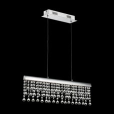 62419  WELVET LED/13W,3000K,CH./CLEAR висечка светилка