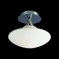 64301 DIAMO 1xE14/40W Opall glass Chrome плафонска светилка