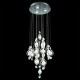 64313 ROMEO 9XG4/20W+3xGU10/35W/CHROME,CRYSTAL,CLASS Висечка светилка