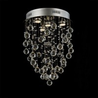 64319 TWISTER 4xGU10/50W,Chrome/Clear Таванска светилка