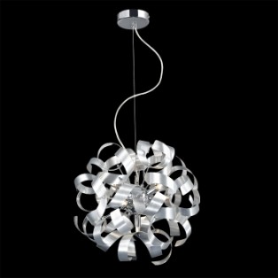 64348  RIBBON 5XG9/33W,CHROME/ALL Висечка светилка
