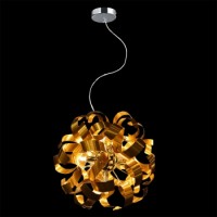 64349  RIBBON ,CHROME GOLD Висечка светилка