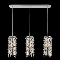 64366 VITRA 3XE14/40W,ST.STEEL/CLEAR висечка светилка