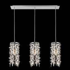 64366 VITRA 3XE14/40W,ST.STEEL/CLEAR висечка светилка