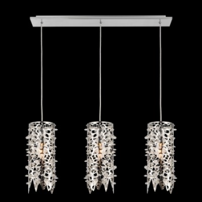 64366 VITRA 3XE14/40W,ST.STEEL/CLEAR висечка светилка