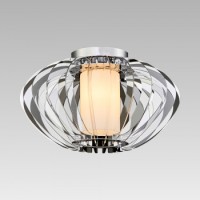 64369  SENZA 1XE27/60W,CH./WHITE таванска светилка