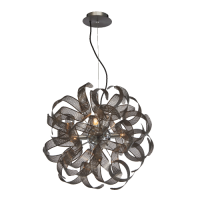 64376 РИБОНЕТ 5ЏГ9/33Њ,ХРОМ КАФЕ  Висечка светилка