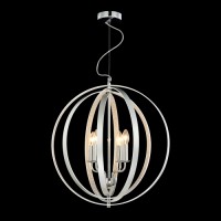 64384 Аурум 4хЕ14/40Њ,Цхроме/Силвер Висечка светилка