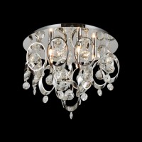 64385 Тарга 5ХГ9/33Њ,ИП44,Цхроме/Цлеар Таванска светилка