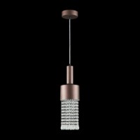 64392 GERRO 1XLED/12W,4000K COFFE/CLEAR висечка светилка