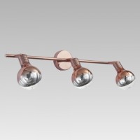 65030 CUPERTINO 3xG9/33W, COPPER/COPPER-CLEAR Таванска светилка